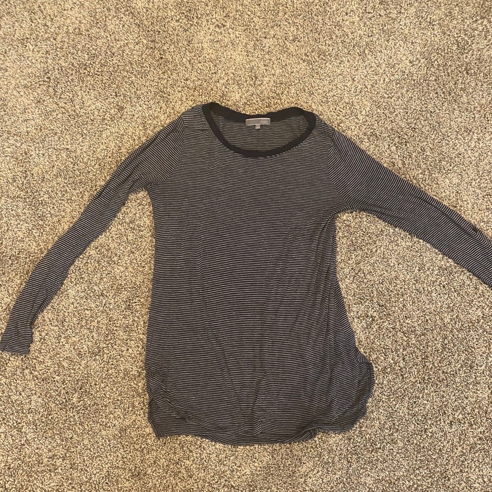 Striped long sleeve tee